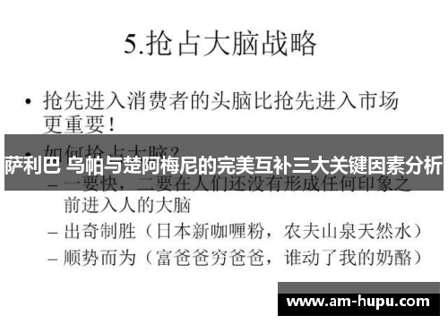 萨利巴 乌帕与楚阿梅尼的完美互补三大关键因素分析 萨利巴 乌帕与楚阿梅尼的完美互补三大关键因素分析